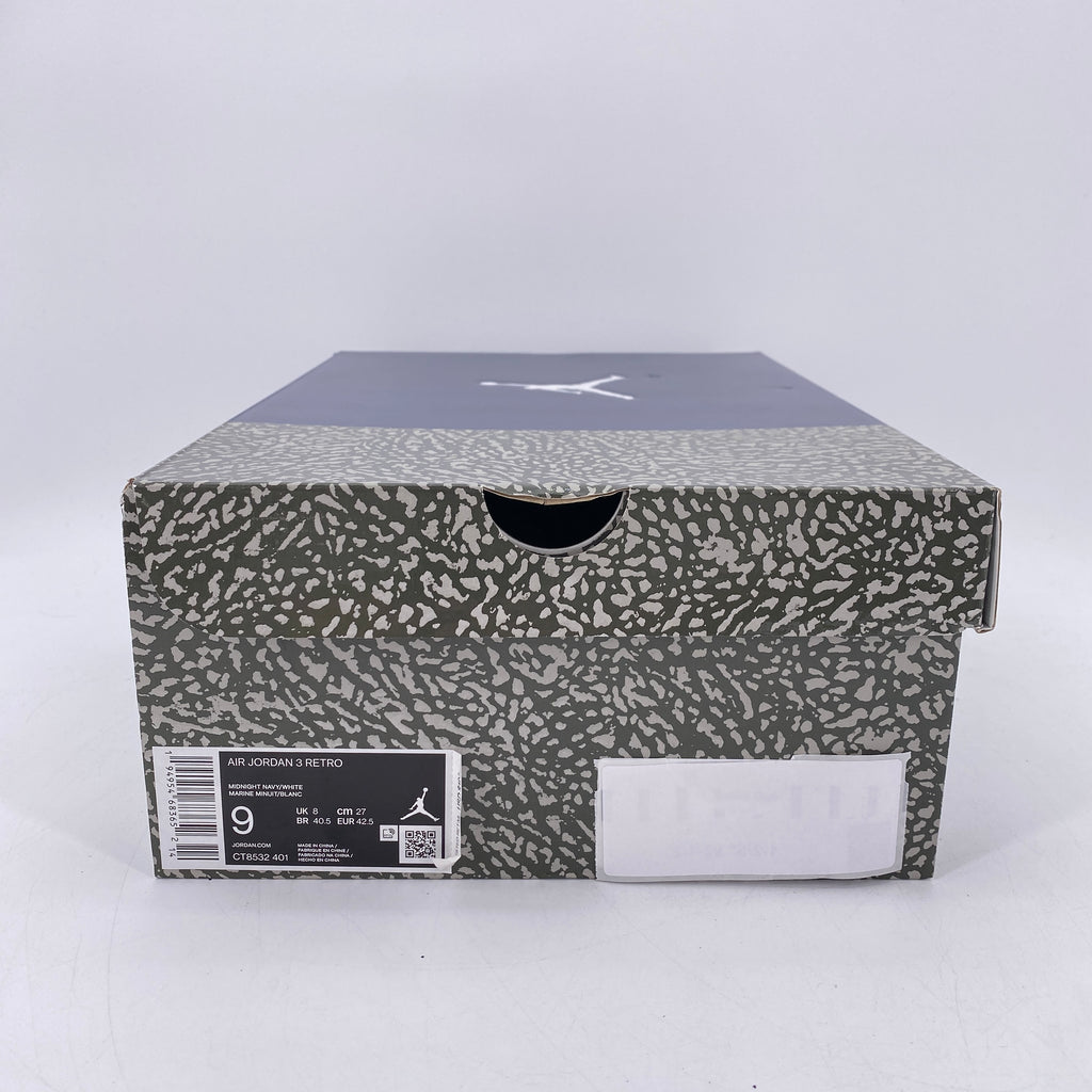 Air Jordan 3 Retro "Georgetown" 2021 New Size 9