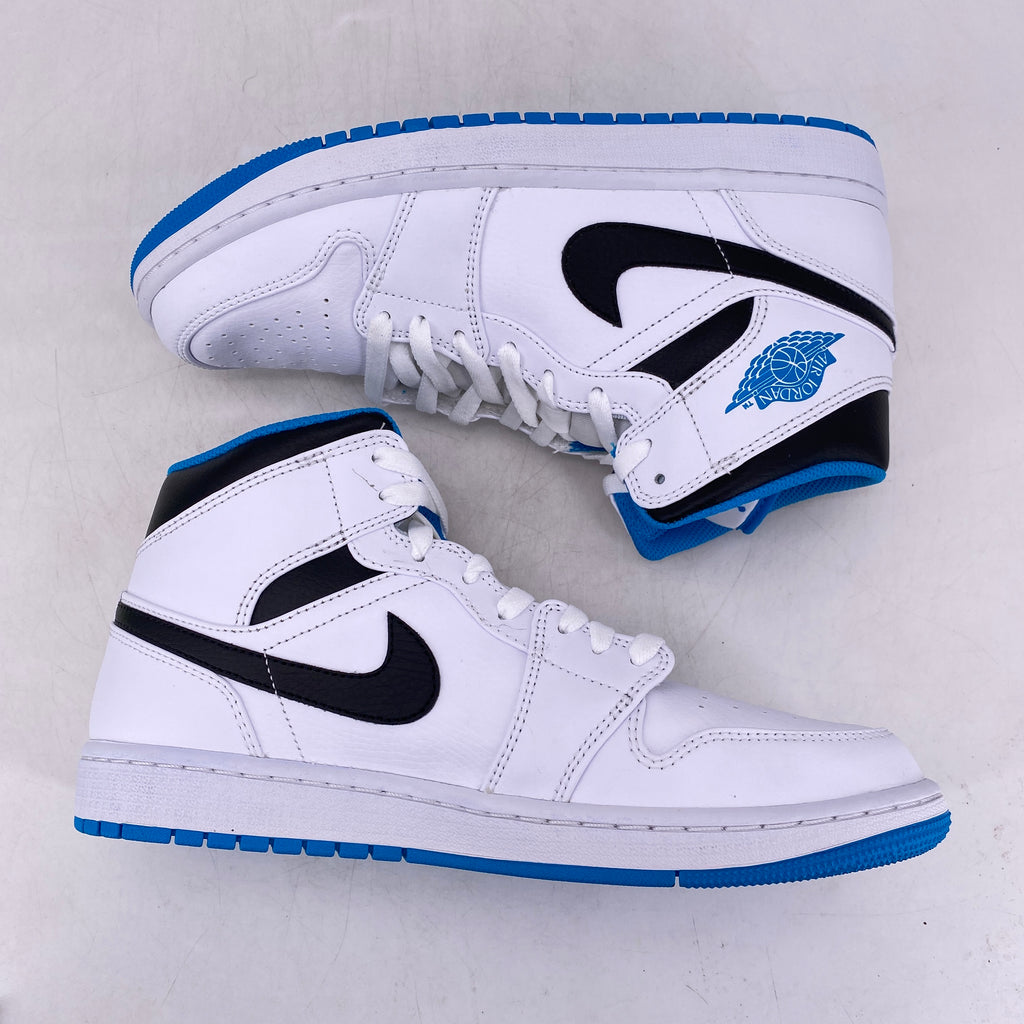 Air Jordan 1 Mid "Laser Blue" 2020 New Size 9.5