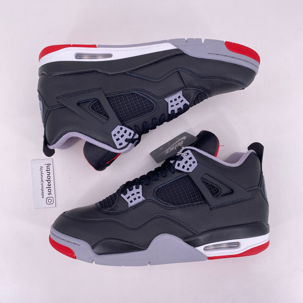 Air Jordan 4 Retro "Bred Reimagined" 2024 New Size 10.5