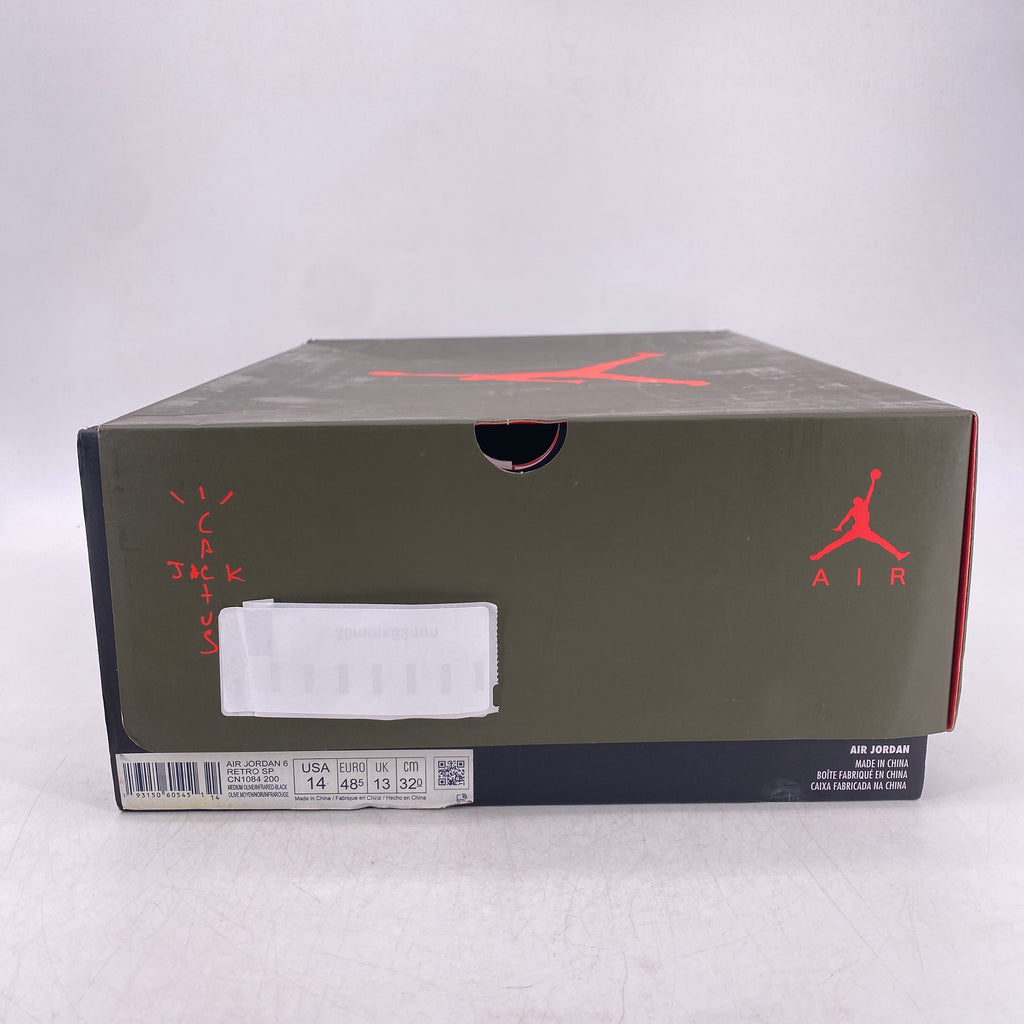 Air Jordan 6 Retro "Travis Scott" 2019 New Size 14