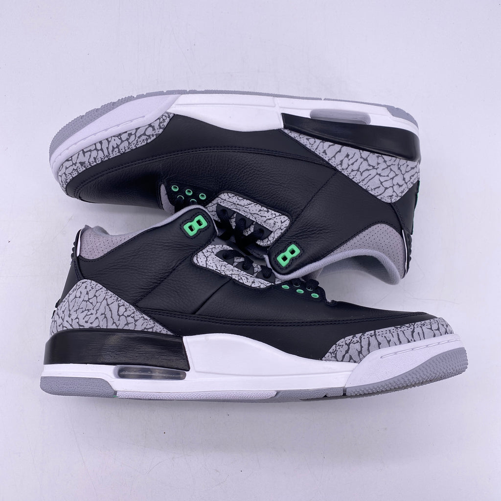 Air Jordan 3 Retro "Green Glow" 2024 New Size 12.5