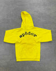 Sp5der Hoodie "LEGACY" Yellow New Size S