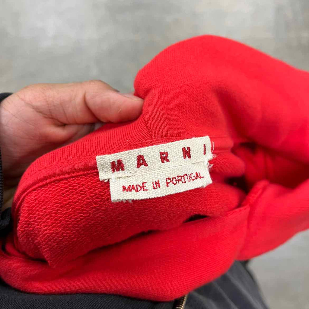 Marni Hoodie "SCANNED" Red Used Size 50