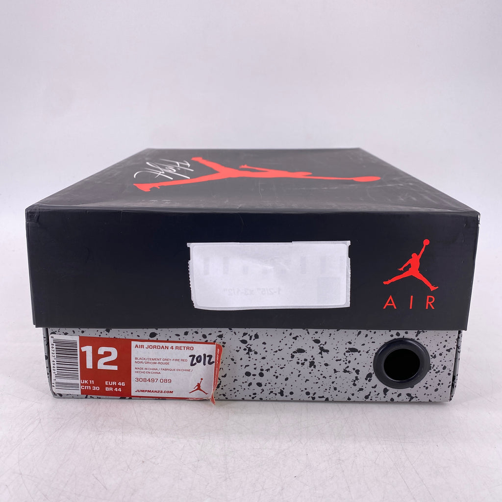 Air Jordan 4 Retro "Bred" 2012 New (Cond) Size 12