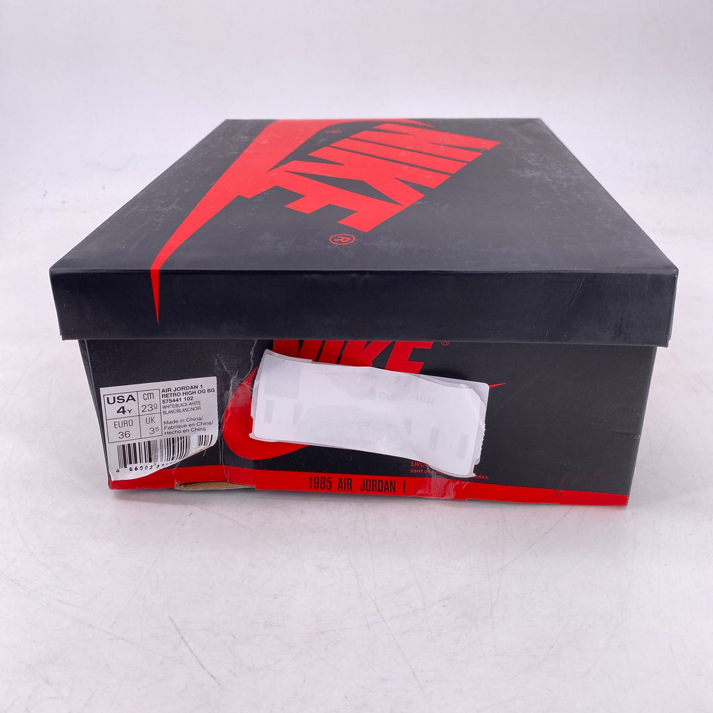 Air Jordan (GS) 1 Retro High OG "Ying Yang White" 2016 New Size 4Y