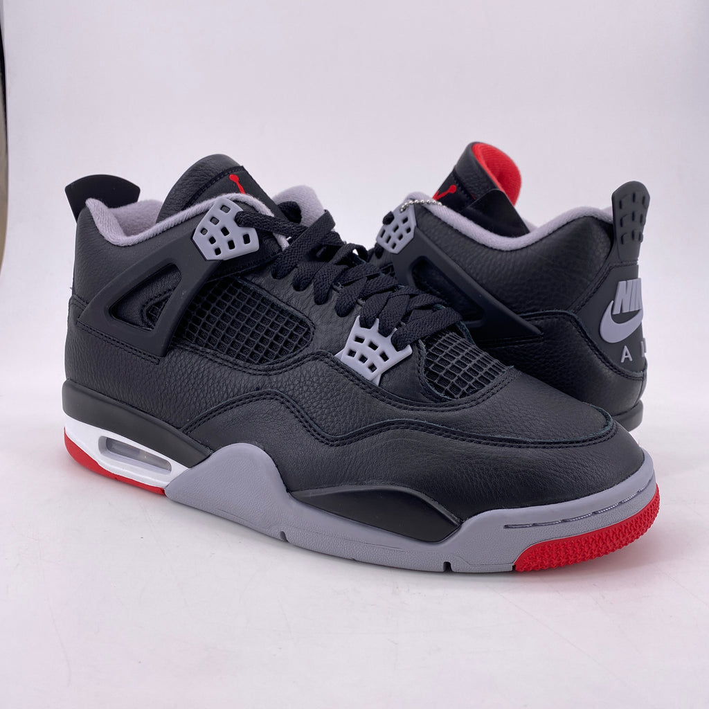 Air Jordan 4 Retro "Bred Reimagined" 2024 New Size 10