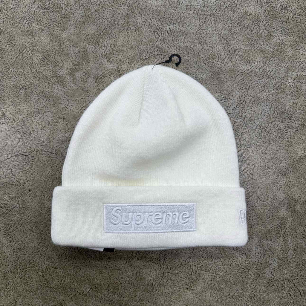 Supreme Beanie "BOX LOGO" 2023 New White Size OS