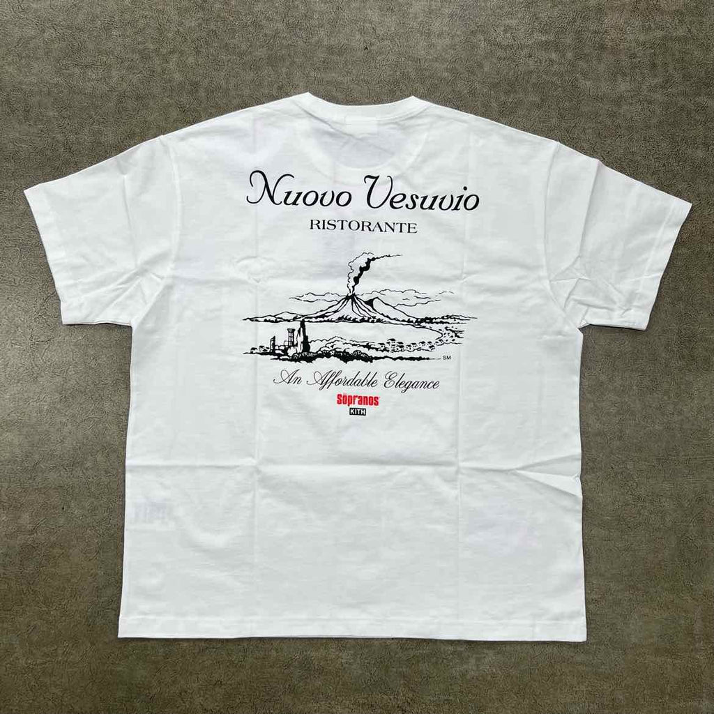 Kith T-Shirt "NUOVO VESUVIO" White New Size XL