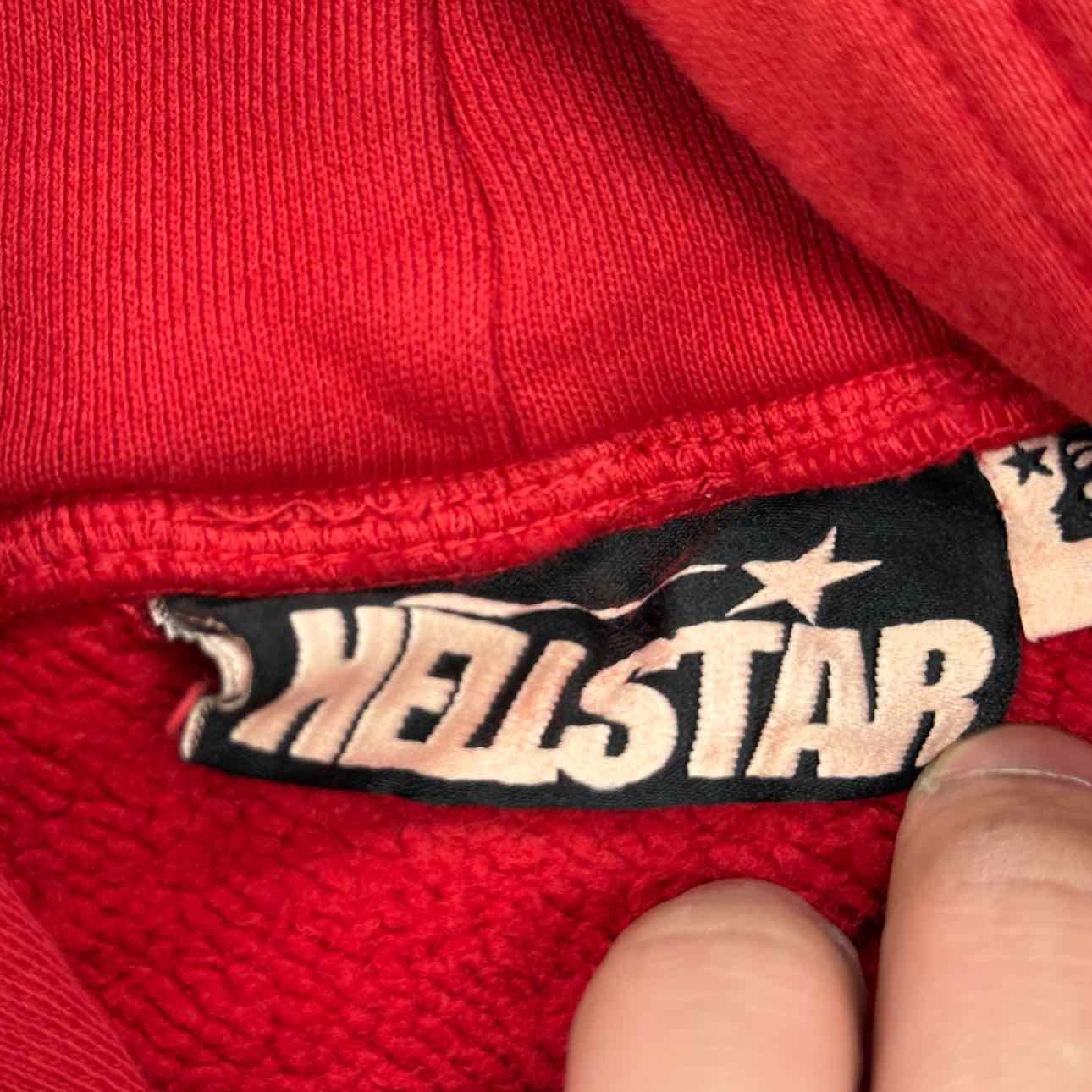 Hellstar Hoodie &quot;UNIFORM&quot; Red New Size S