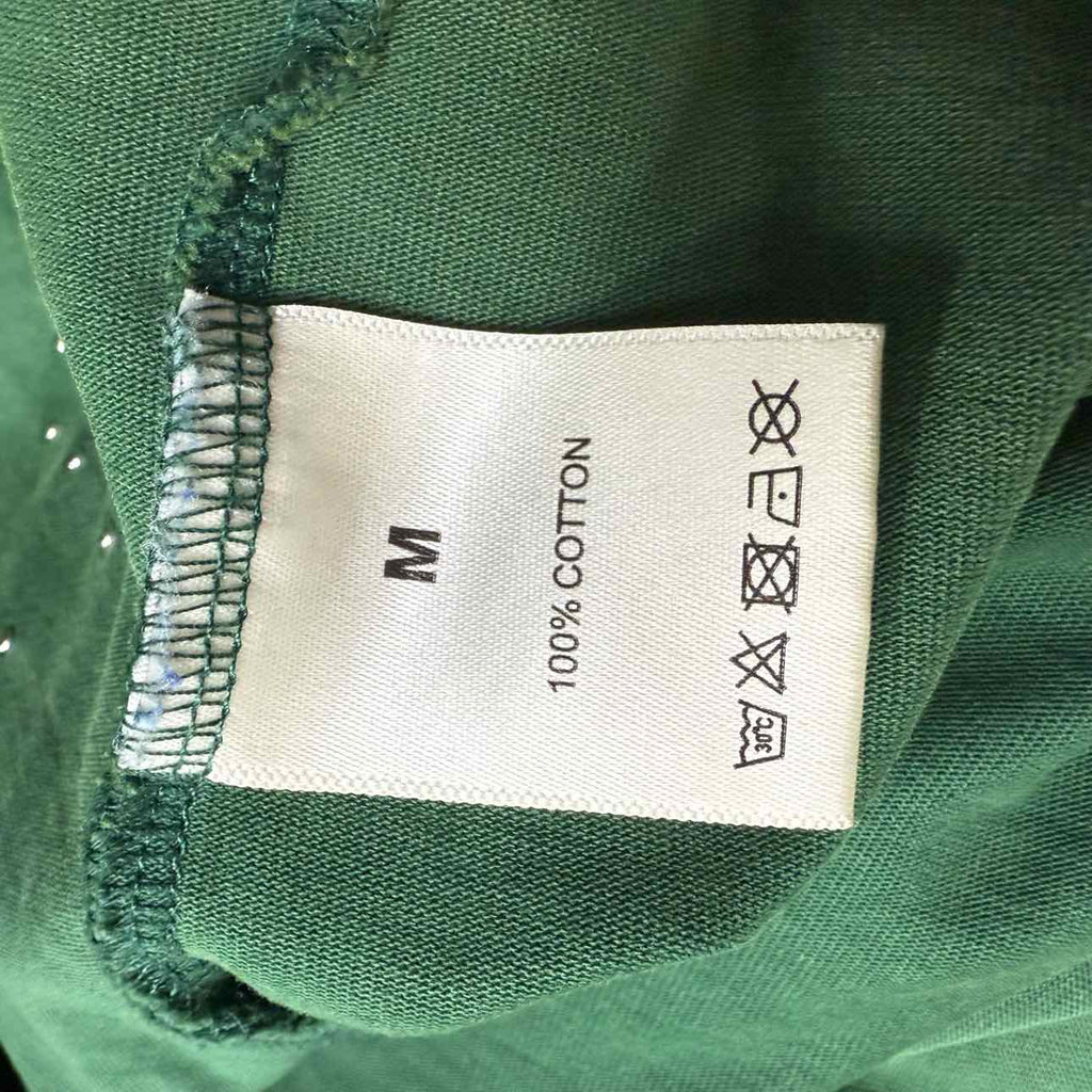 Vale T-Shirt "GREEN MONEY" Green Used Size M