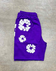 Denim Tears Shorts "COTTON WREATH" Purple New Size XL