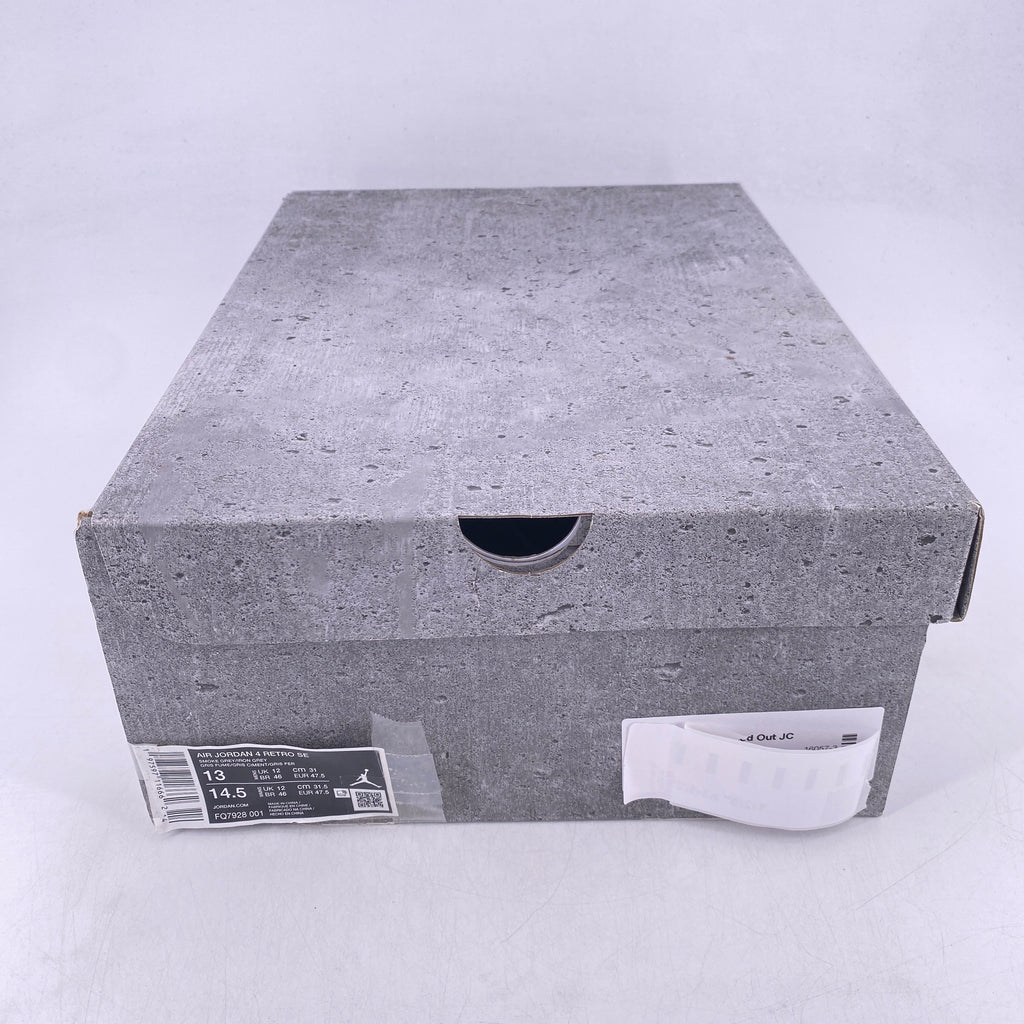 Air Jordan 4 Retro "Wet Cement" 2024 New Size 13