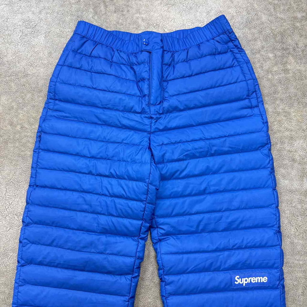 Supreme Pants "PUFFER" Royal Blue New Size S