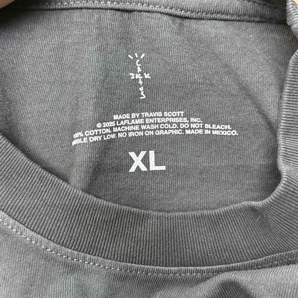 Travis Scott T-Shirt "BIRTHDAY TEE" Black New Size XL