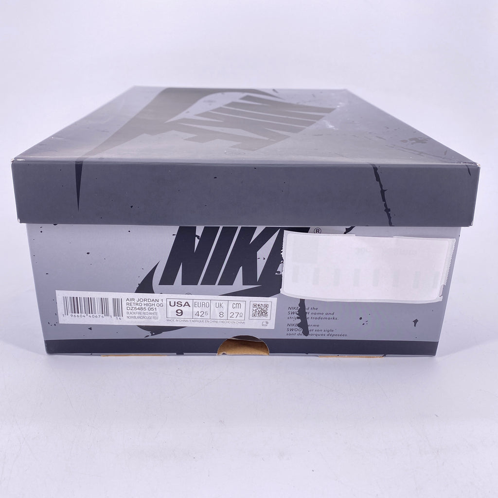 Air Jordan 1 Retro High OG "Washed Black" 2023 New Size 9