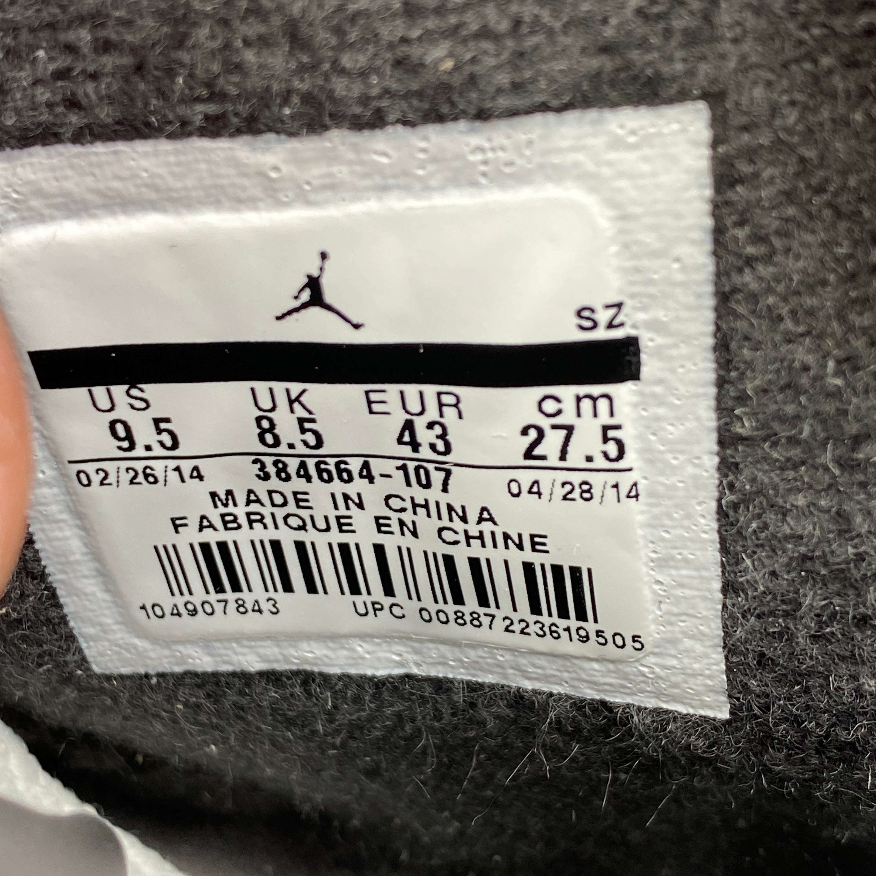 Air Jordan 6 Retro &quot;Sport Blue&quot; 2014 New Size 9.5