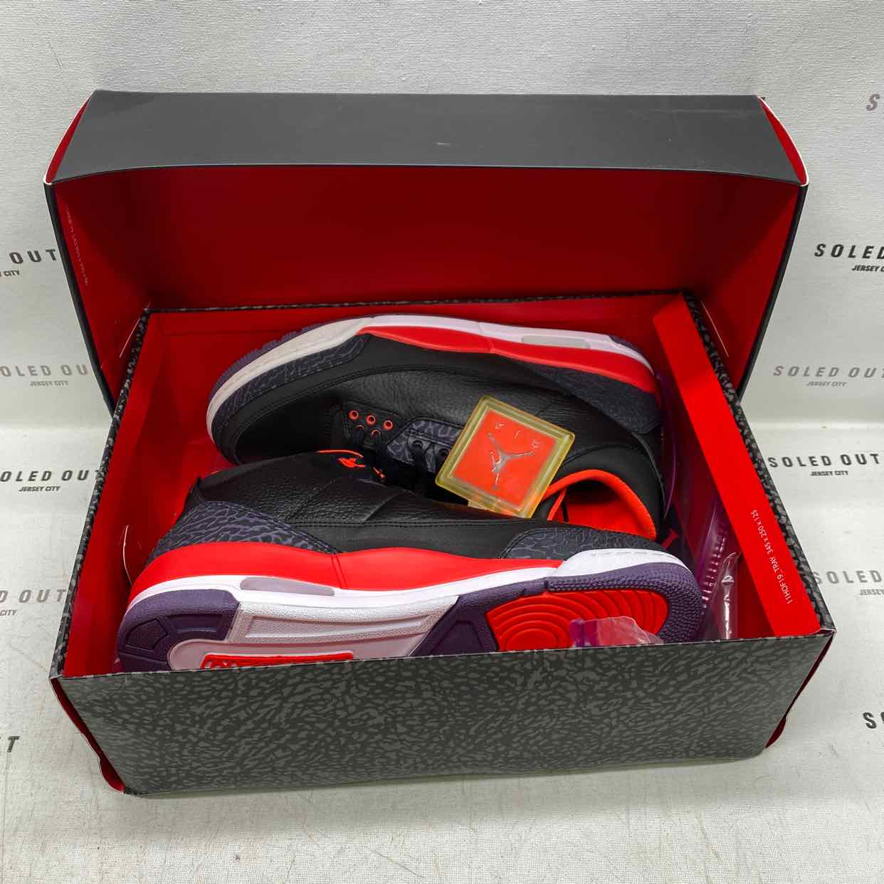 Air Jordan 3 Retro &quot;Crimson&quot; 2013 Used Size 10.5