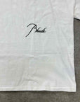 Rhude T-Shirt "SCRIPT" Cream Used Size L