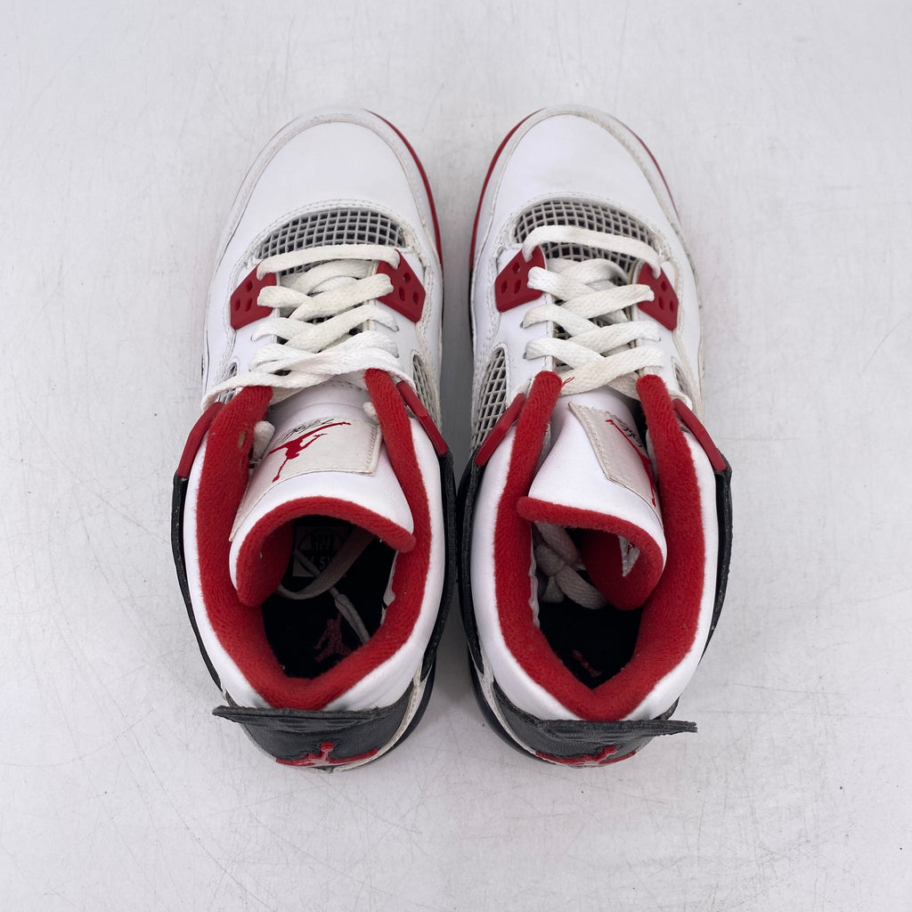 Air Jordan (GS) 4 Retro "Fire Red" 2012 Used Size 4.5Y