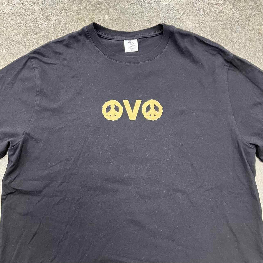 OVO T-Shirt "OVO X KEINEMUSIK" Black Used Size XL