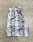 Eric Emanuel Mesh Shorts "SNAKESKIN" Grey New Size S