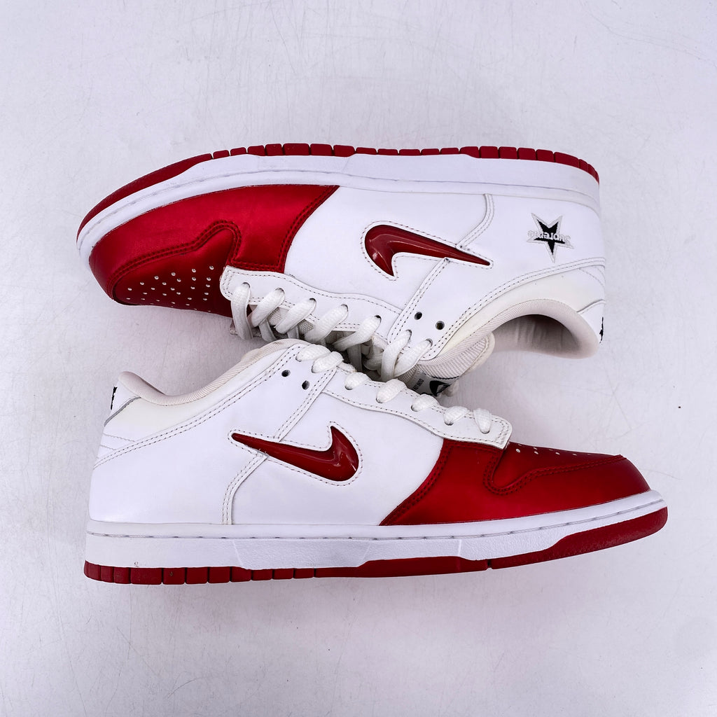 Nike SB Dunk Low "Supreme Jewel Red" 2019 Used Size 8.5