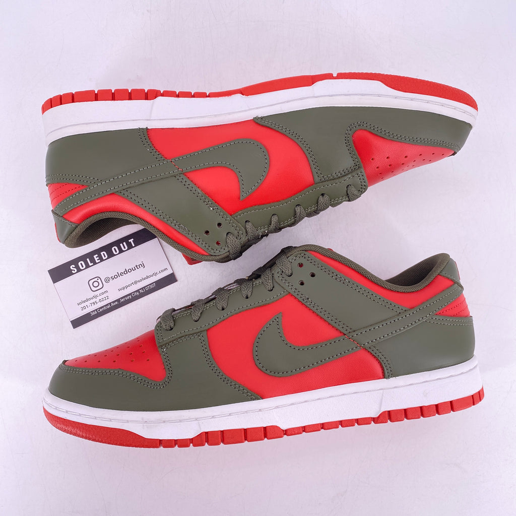Nike Dunk Low "MYSTIC RED CARGO KHAKI" 2023 New Size 11