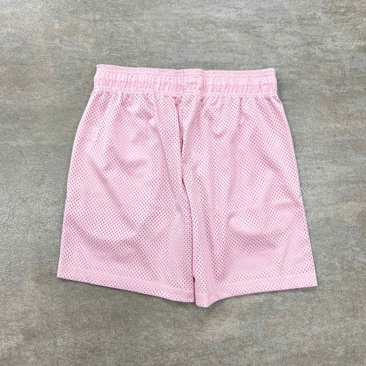 Eric Emanuel Mesh Shorts &quot;SALMON&quot; Red New Size S