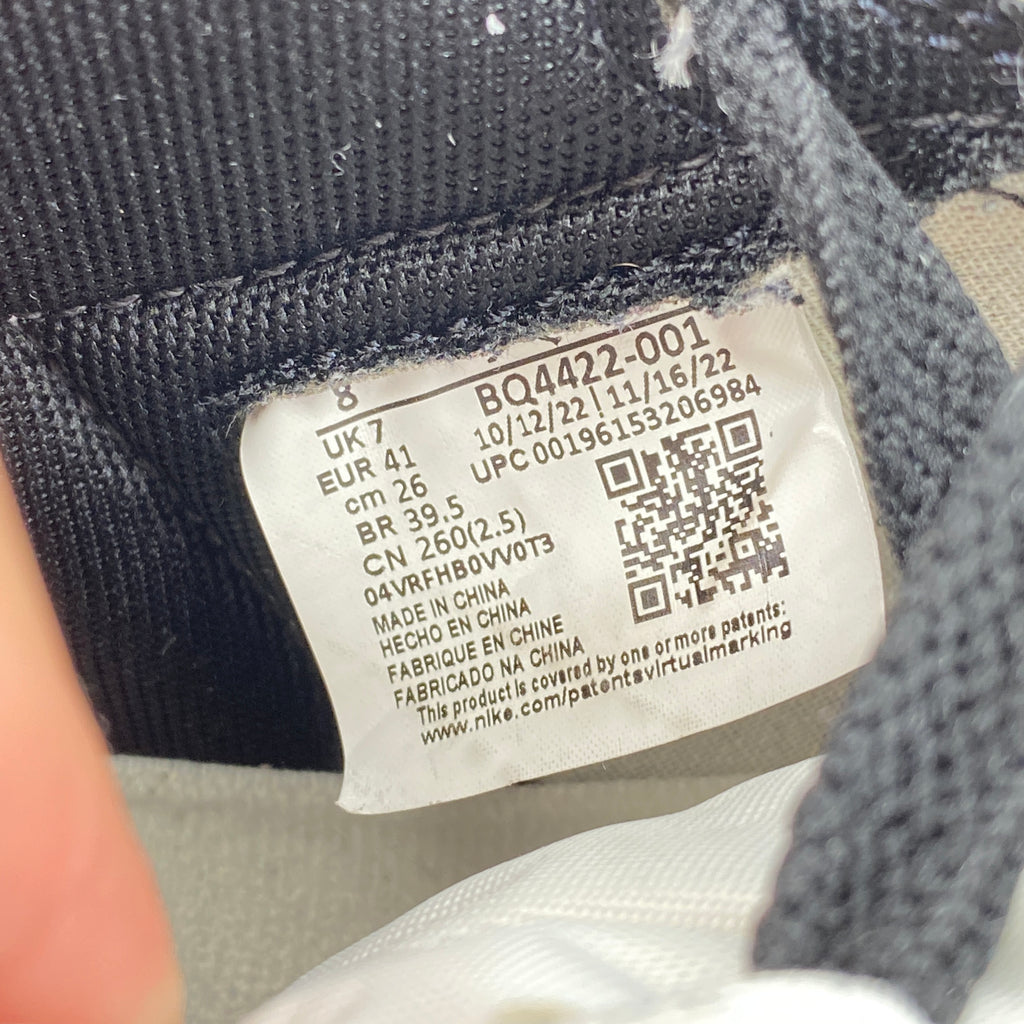 Air Jordan 1 Retro High OG "Black White" 2023 Used Size 8