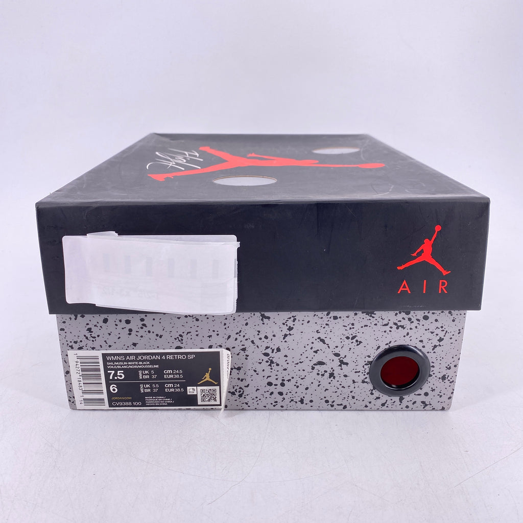 Air Jordan (W) 4 Retro "Ow Sail" 2020 New Size 7.5W