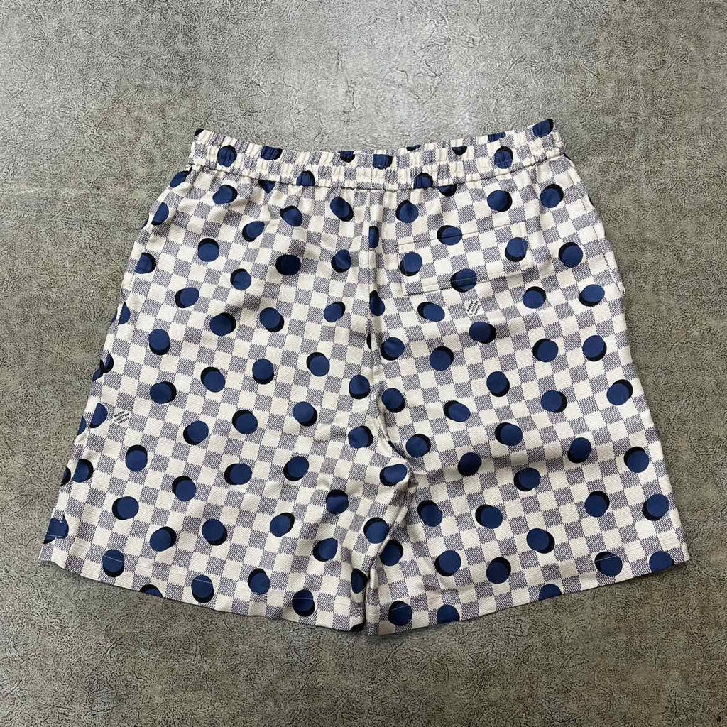 Louis Vuitton Shorts "DAMIER" White New Size 48