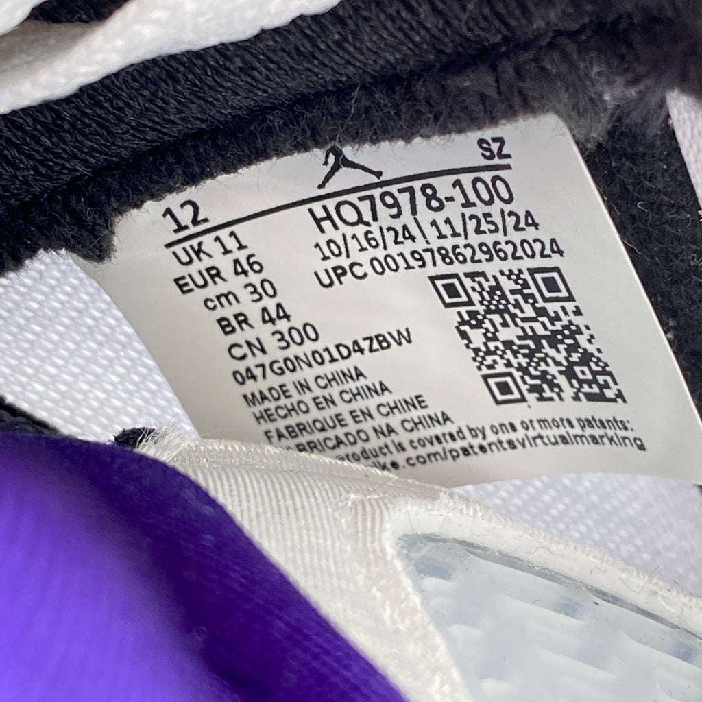 Air Jordan 5 Retro "Grape" 2025 Used Size 12