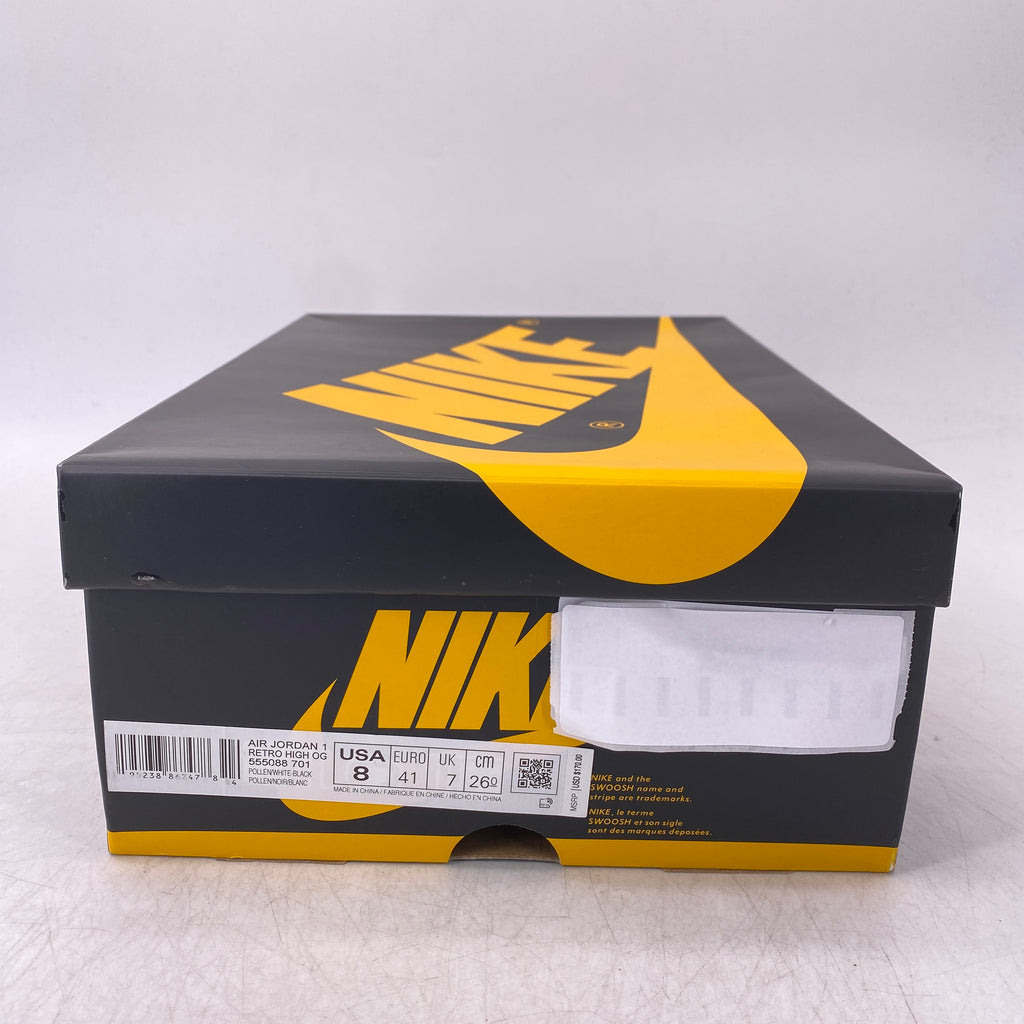 Air Jordan 1 Retro High OG "Pollen" 2021 New Size 8