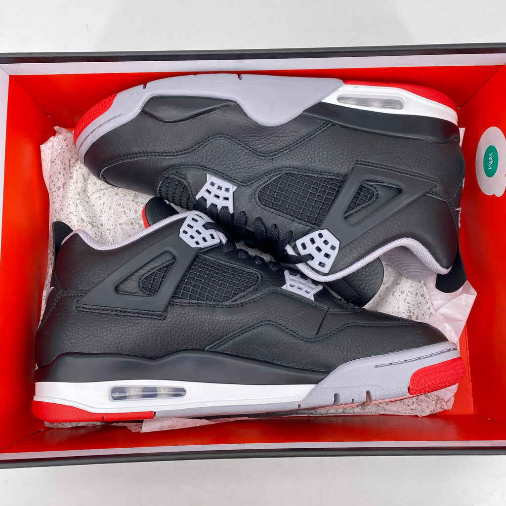 Air Jordan 4 Retro "Bred Reimagined" 2024 New Size 10