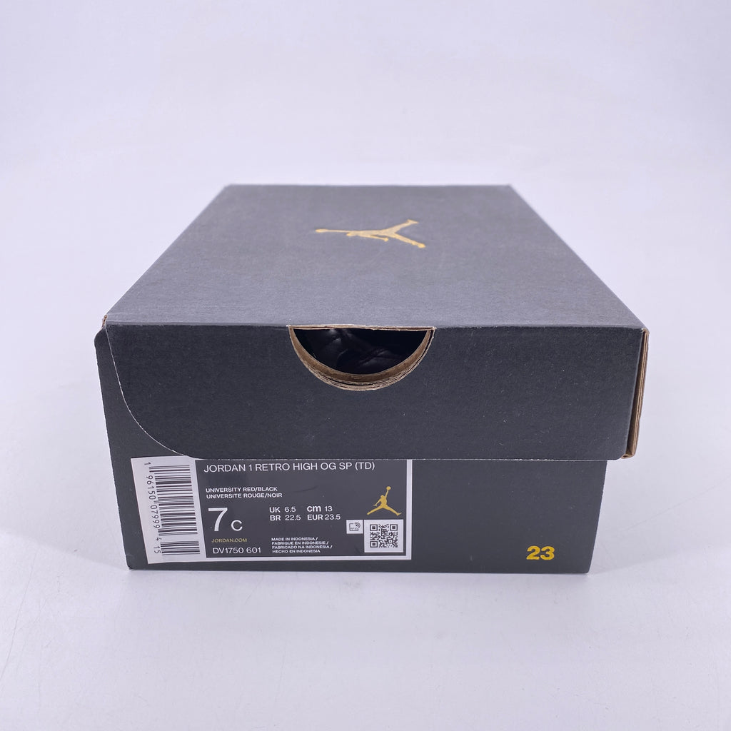 Air Jordan (TD) 1 Retro High OG "Spider-Verse" 2023 New Size 7C