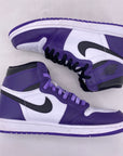 Air Jordan 1 Retro High OG "Court Purple 2.0" 2020 Used Size 11