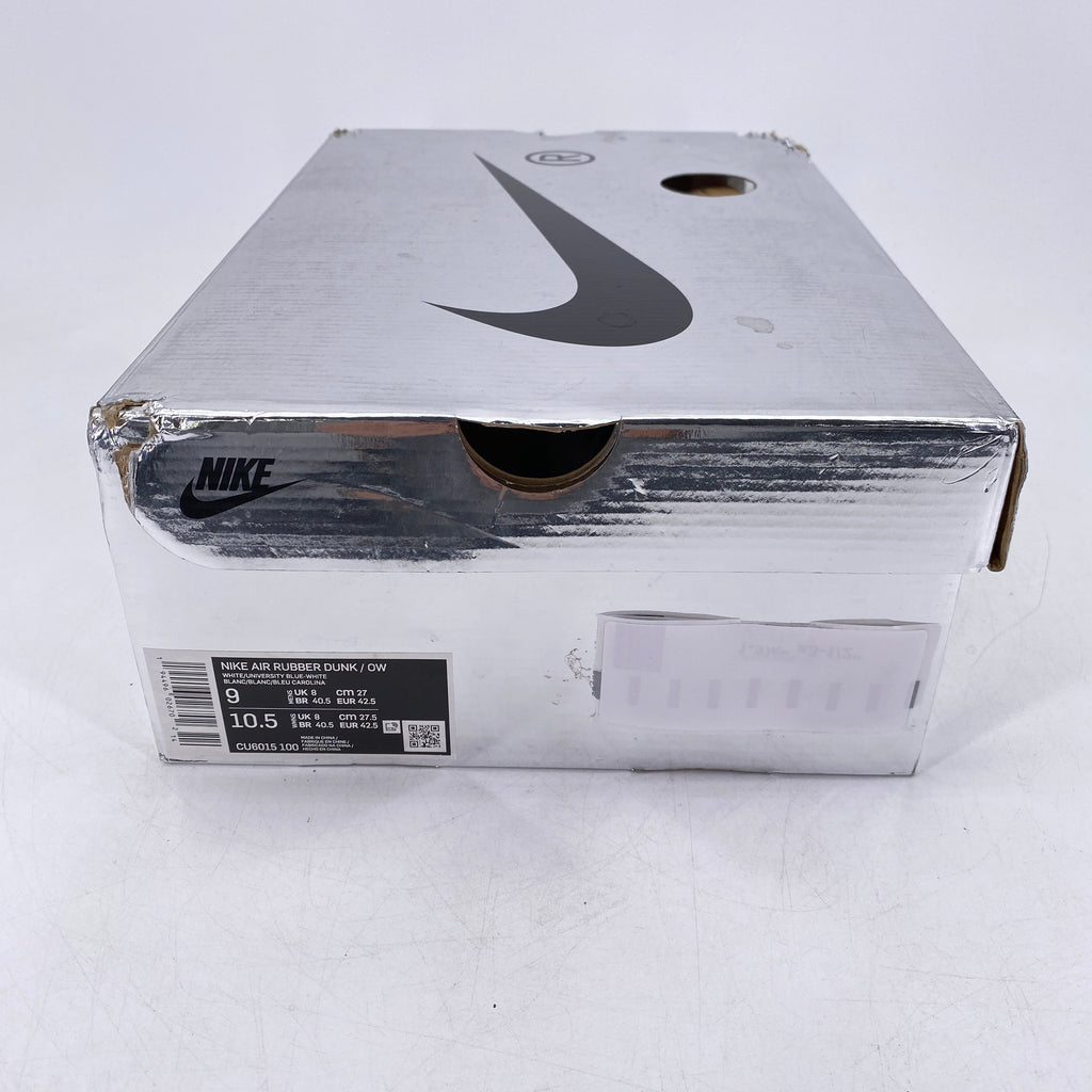 Nike Air Rubber Dunk / OW "Unc" 2020 Used Size 9