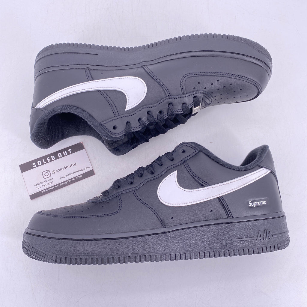 Nike Air Force 1 Low "Supreme Black White" 2025 Used Size 10.5
