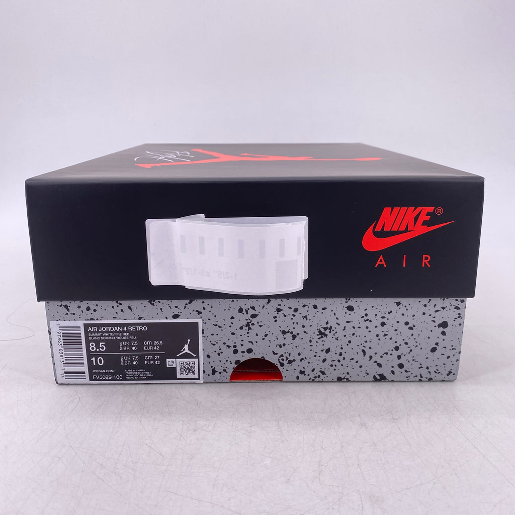 Air Jordan 4 Retro "White Cement" 2025 New Size 8.5