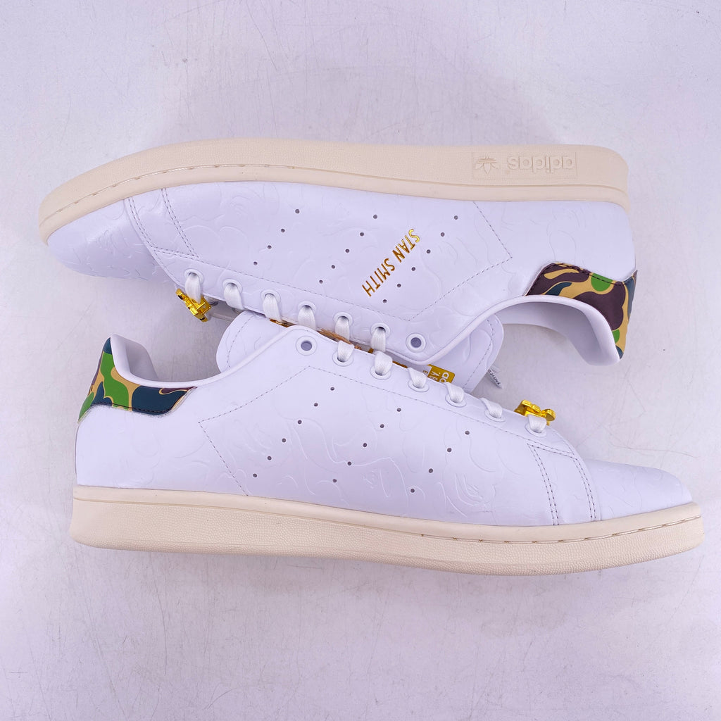 Adidas Stan Smith "Bape 30Th Anniversary White" 2023 New Size 11.5