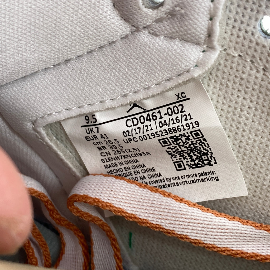 Air Jordan (W) 1 Retro High OG "Seafoam" 2021 New Size 9.5W