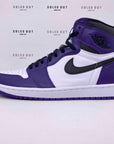 Air Jordan 1 Retro High OG "Court Purple 2.0" 2020 New Size 10