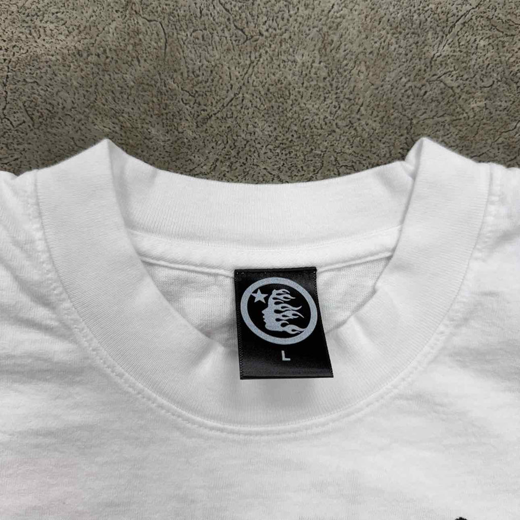 Hellstar Long Sleeve "RECORDS" White New Size L