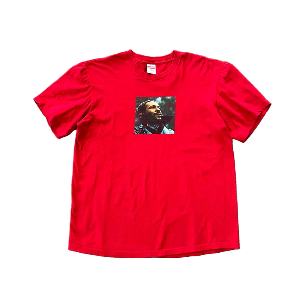 Supreme T-Shirt "MARVIN GAYE" Red Used Size M