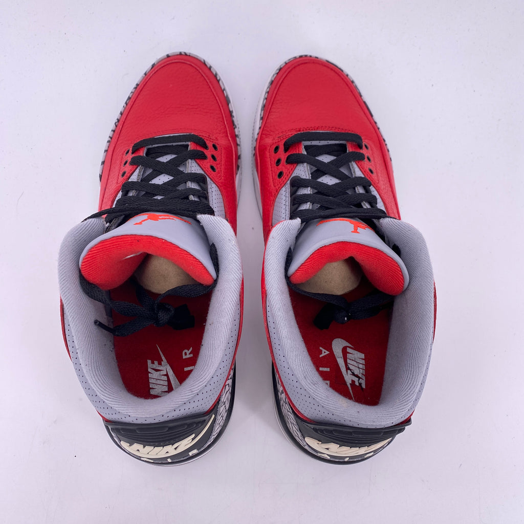 Air Jordan 3 Retro "Unite Fire Red" 2020 Used Size 12.5