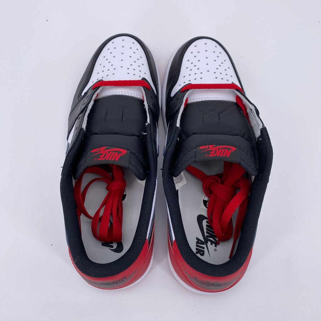 Air Jordan 1 Retro Low "Black Toe" 2023 New Size 9.5