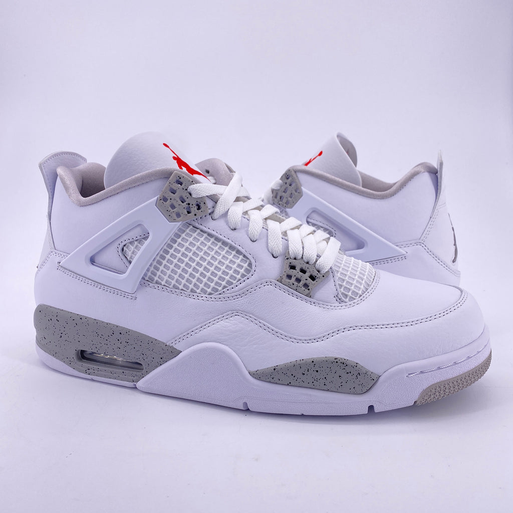 Air Jordan 4 Retro "White Oreo" 2021 New Size 12