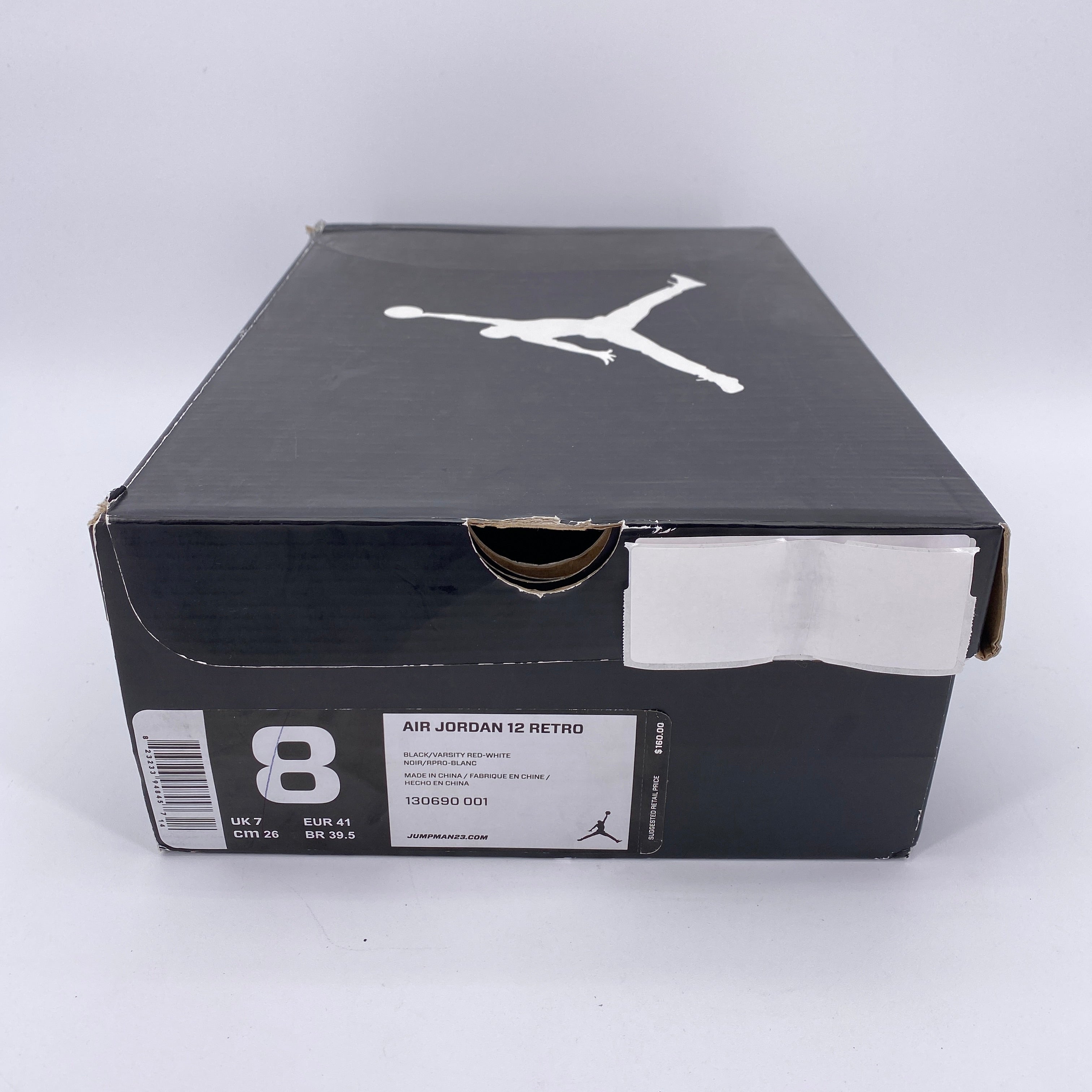 Air Jordan 12 Retro &quot;Playoff&quot; 2012 New Size 8