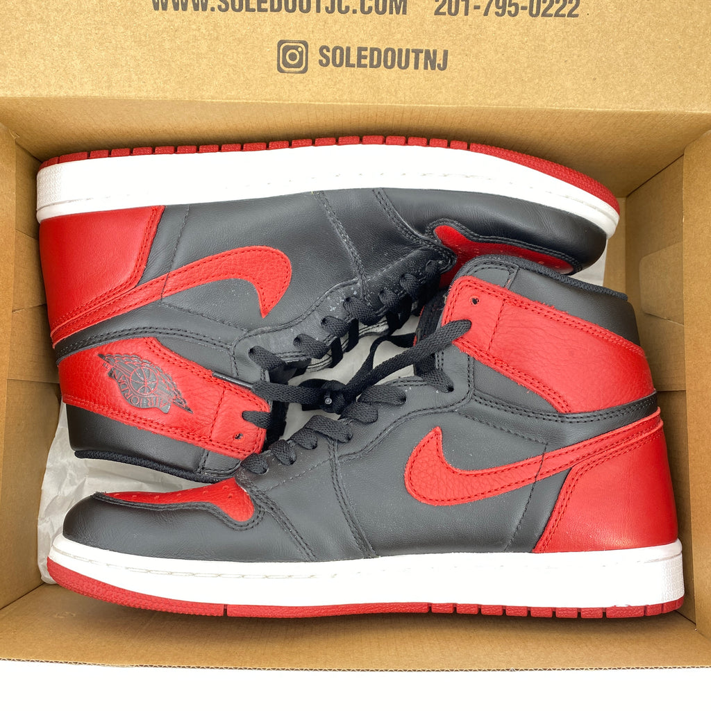 Air Jordan 1 Retro High OG "Banned" 2016 Used Size 10.5