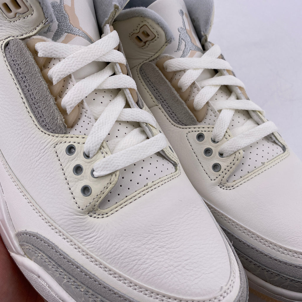 Air Jordan 3 Retro "Craft Ivory" 2024 New Size 9